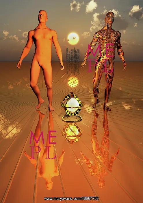 : The evolution of a human being transforming into : The evolution of a human being transforming into