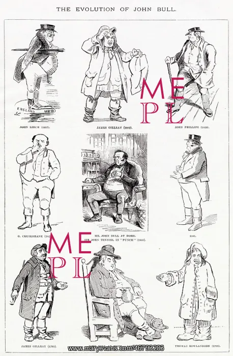 : Evolution of John Bull : Evolution of John Bull