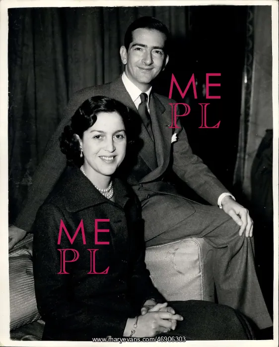 : Ex-King Peter and ex-Queen Alexandra of Yugoslavia : Ex-King Peter and ex-Queen Alexandra of Yugoslavia