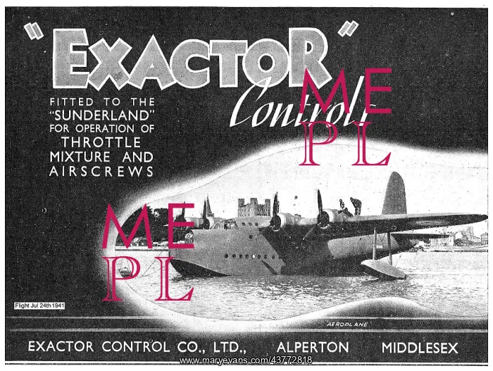 : Exactor Controls. Short Sunderland : Exactor Controls. Short Sunderland