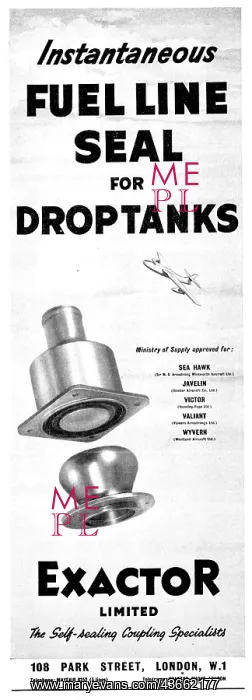 : Exactor Fuel Line Seal For Drop Tanks : Exactor Fuel Line Seal For Drop Tanks