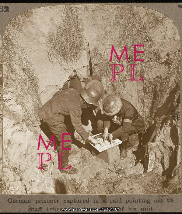 : EXAMINING MAP IN 1ST WW : EXAMINING MAP IN 1ST WW