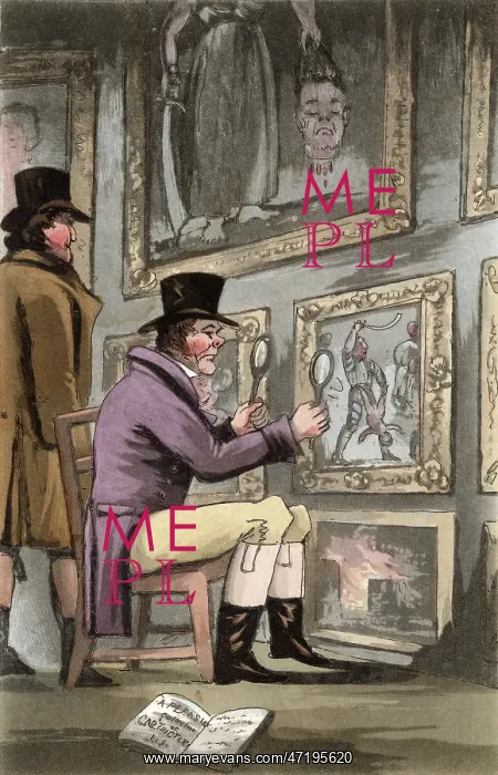 : EXAMINING A PICTURE 1821 : EXAMINING A PICTURE 1821