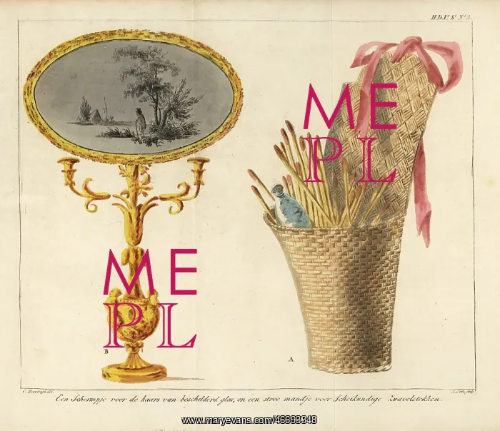 : Examples of candlestick with embroidered screen : Examples of candlestick with embroidered screen