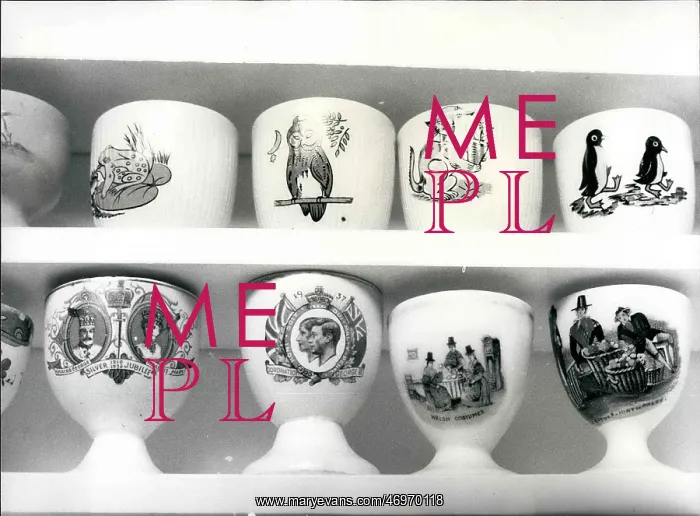 : Examples from David Cove's collection of egg cups : Examples from David Cove's collection of egg cups