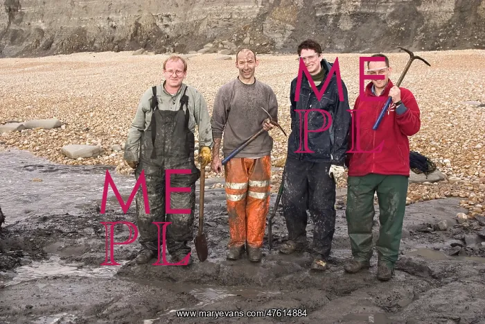 : Excavating at Charmouth : Excavating at Charmouth