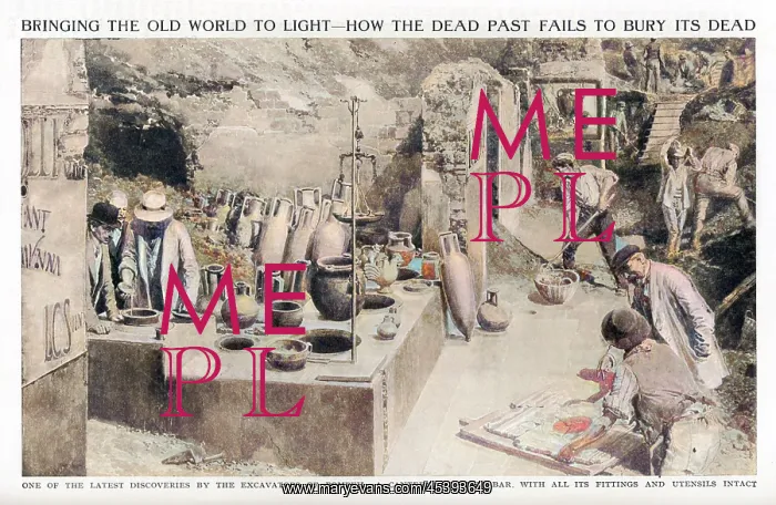 : Excavation of Pompeii : Excavation of Pompeii