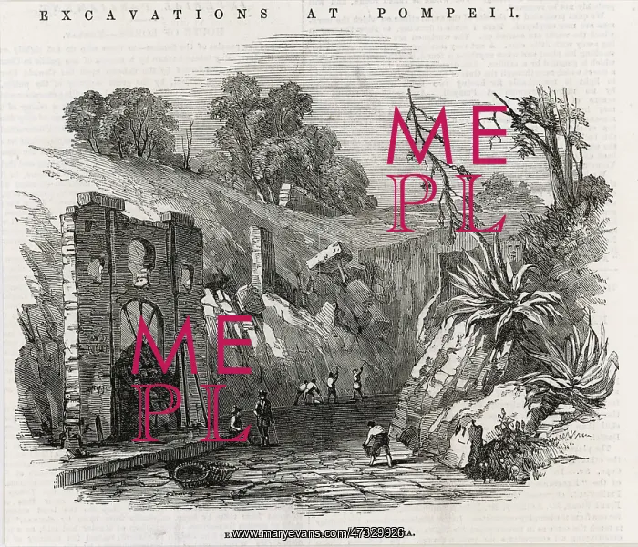 : EXCAVATIONS AT POMPEII : EXCAVATIONS AT POMPEII