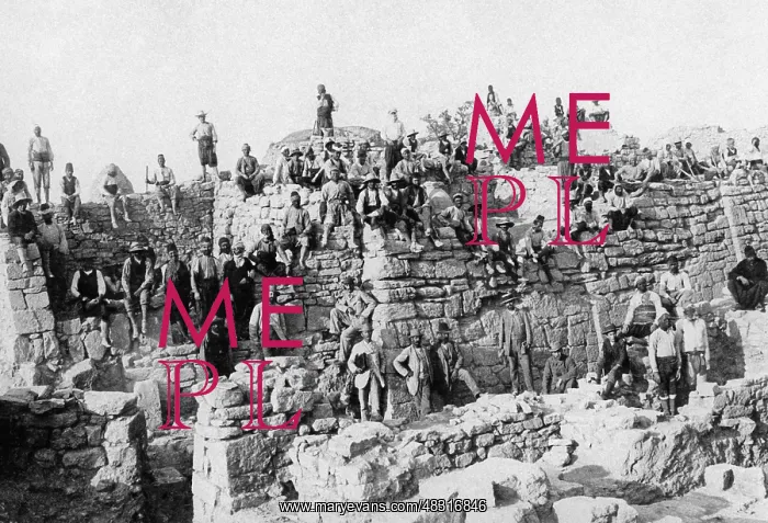 : Excavations in Troy, 1880s : Excavations in Troy, 1880s