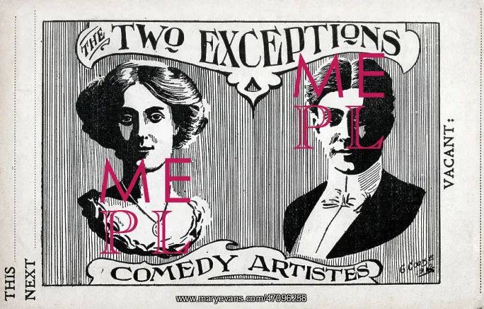  : The Two Exceptions, Comedy Artistes