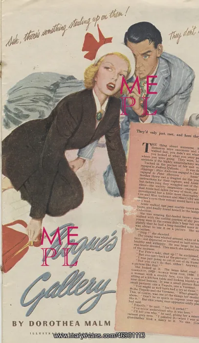 : Excerpt of Rogue's Gallery by Dorothea Malm in Woman's Own : Excerpt of Rogue's Gallery by Dorothea Malm in Woman's Own