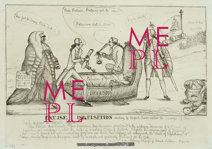 : Excise inquisition erecting by English slaves under the scou : Excise inquisition erecting by English slaves under the scou