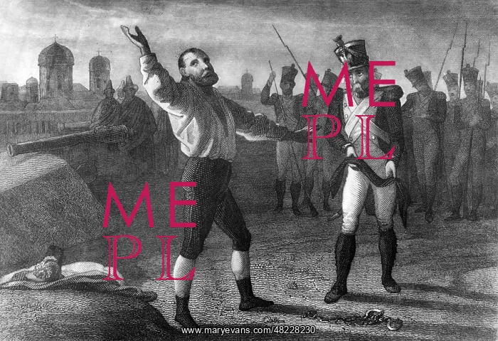 : Execution of Andreas Hofer in Mantua, 1810 : Execution of Andreas Hofer in Mantua, 1810