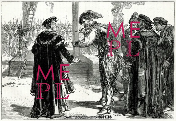 : Execution of Bowyer, Mayor of Bodmin, Cornwall : Execution of Bowyer, Mayor of Bodmin, Cornwall