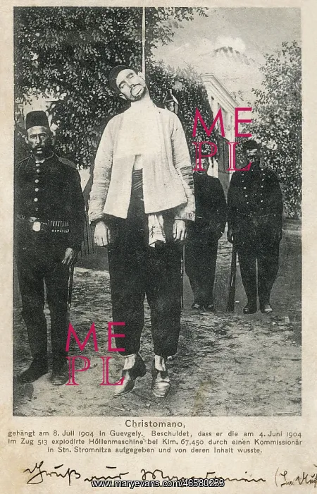 : The Execution of Christomano, Macedonian Anarchist : The Execution of Christomano, Macedonian Anarchist