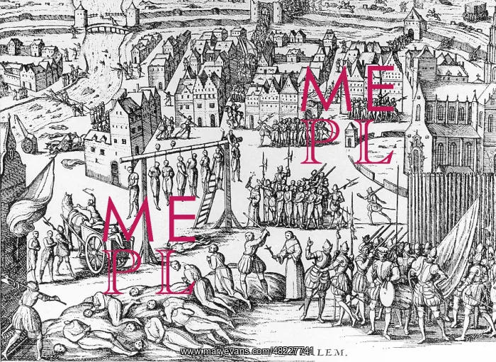 : Execution of the citizens of Harlem, 1573 : Execution of the citizens of Harlem, 1573