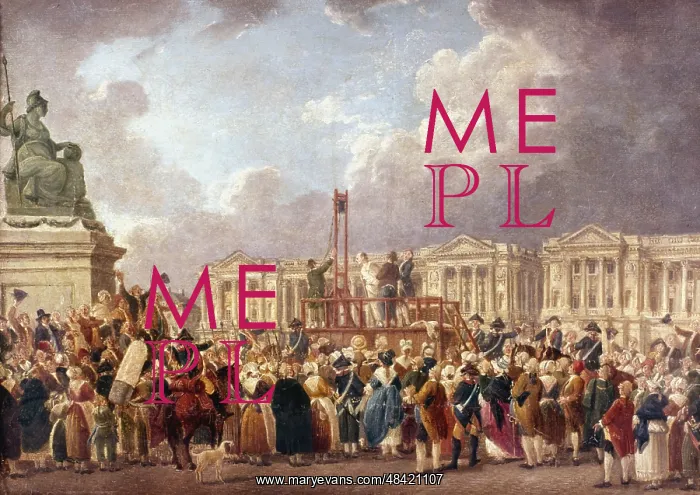 : An Execution by Guillotine in Paris during the : An Execution by Guillotine in Paris during the