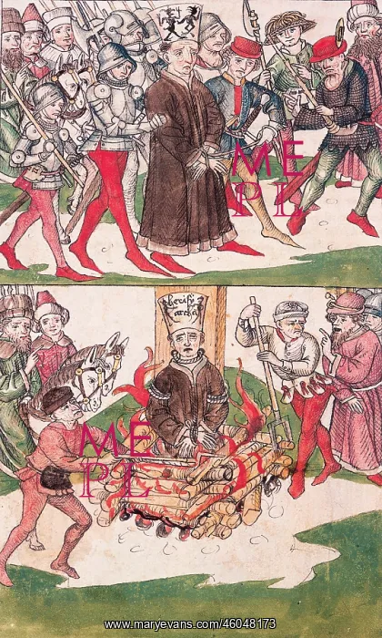 : The execution of Jan Hus : The execution of Jan Hus