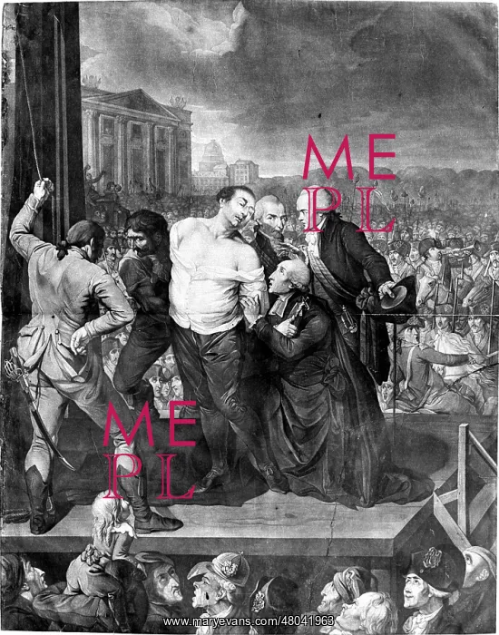 : Execution of the King Louis : Execution of the King Louis