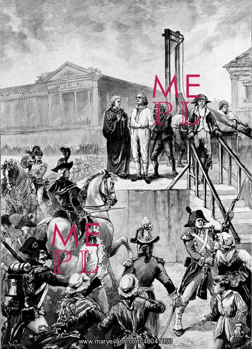 : Execution of the King Louis : Execution of the King Louis