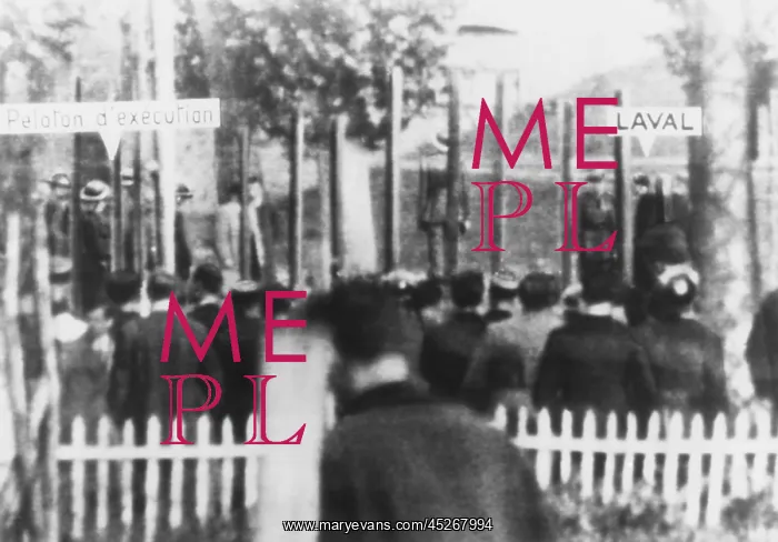 : Execution of Pierre Laval on Oct. 17, 1945. The : Execution of Pierre Laval on Oct. 17, 1945. The