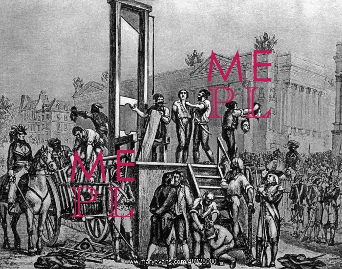 : Execution of Robespierre, 1794 : Execution of Robespierre, 1794