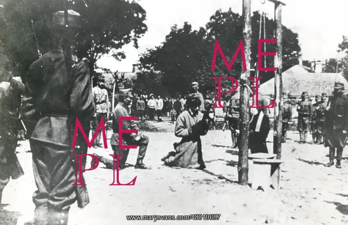  : Execution of Russian spy, Eastern Front, WW1