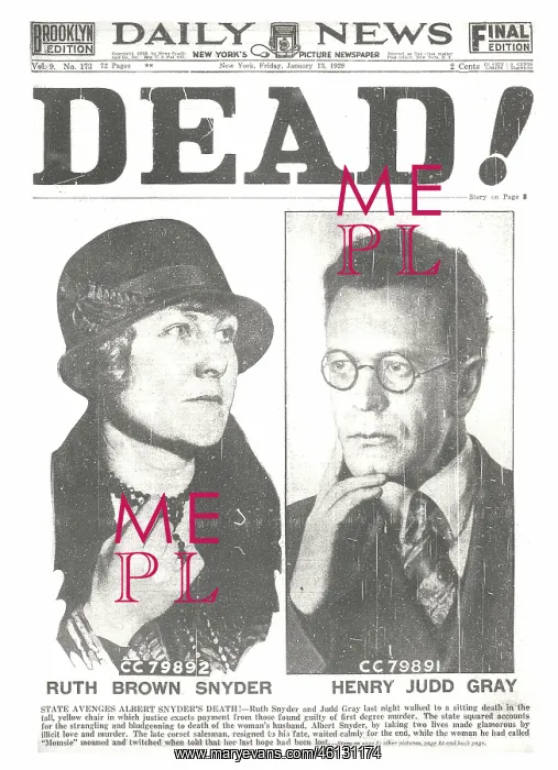 : Execution of Ruth Snyder and Judd Gray : Execution of Ruth Snyder and Judd Gray