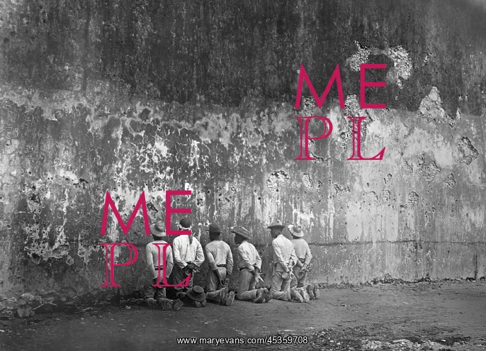  : Execution scene at the arsenal in Santiago, Cuba