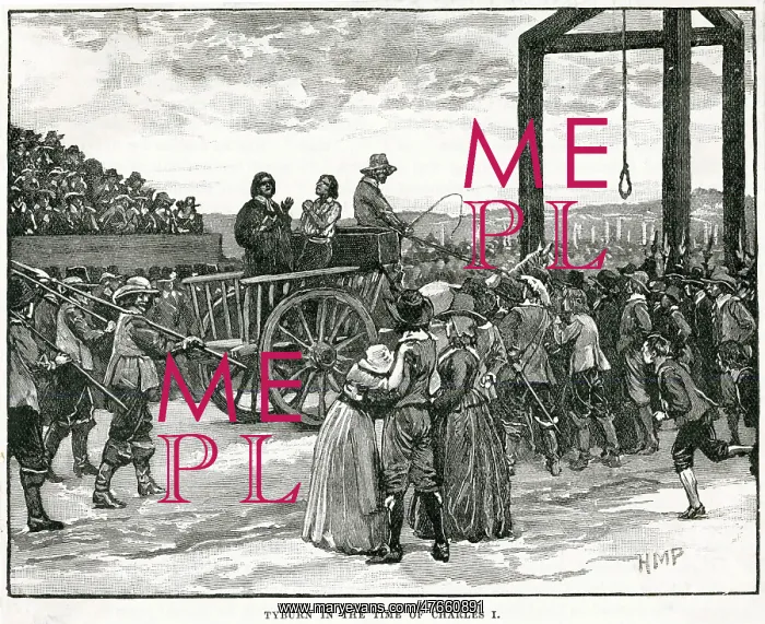  : An execution at Tyburn in the reign of King Charles I
