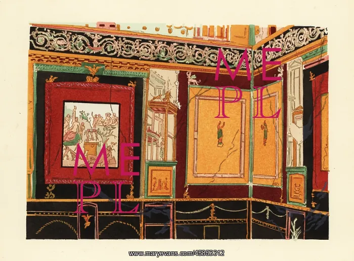 : Exedra in the atrium, House of Siricus, Pompeii : Exedra in the atrium, House of Siricus, Pompeii