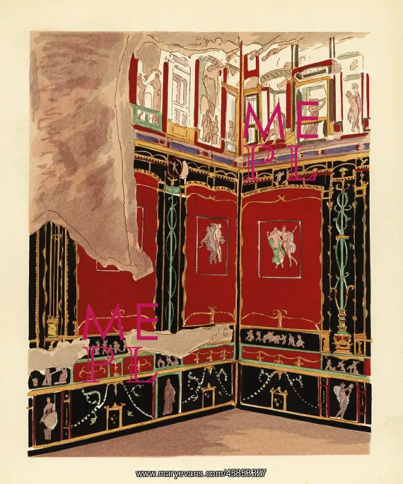 : Exedra in the House of the Vetti, Pompeii : Exedra in the House of the Vetti, Pompeii