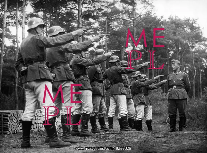 : Exercise with pistols, 1938 : Exercise with pistols, 1938