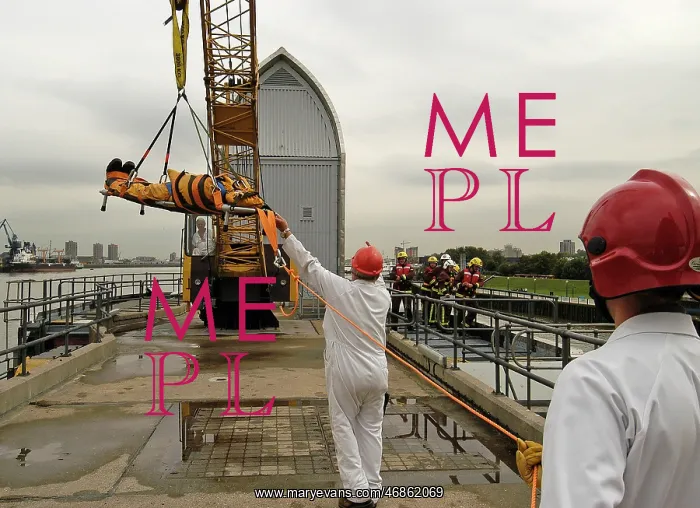 : Exercise Tideway at the Thames Barrier, Woolwich : Exercise Tideway at the Thames Barrier, Woolwich