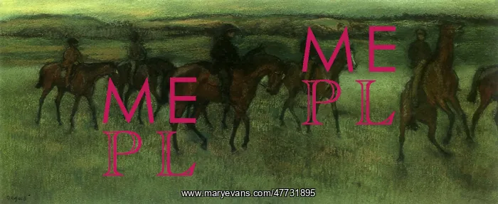  : Exercising Racehorses, by Degas