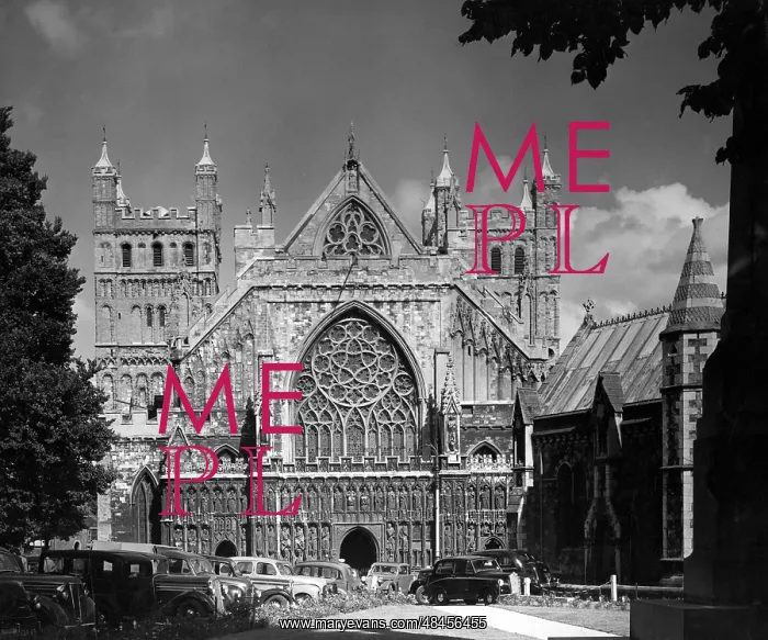  : EXETER CATHEDRAL 1950S