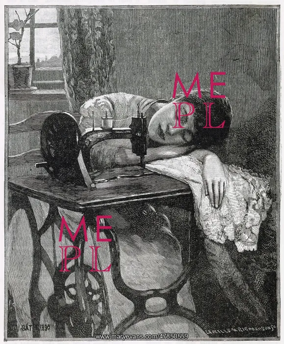  : Exhausted dressmaker 1890