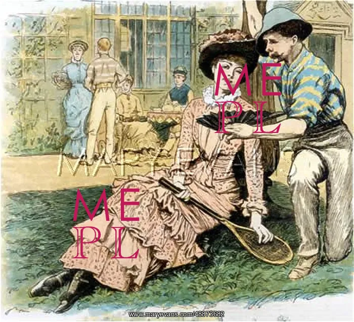 : EXHAUSTED BY TENNIS 1882 : EXHAUSTED BY TENNIS 1882