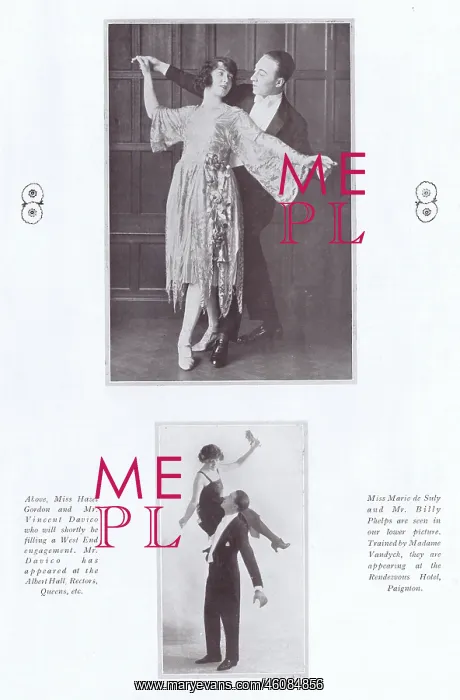 : Exhibition dancers: Gordon and Davico and de Suly and Phelp : Exhibition dancers: Gordon and Davico and de Suly and Phelp