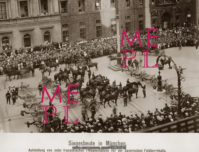  : Exhibition of field guns in Munich, 1914