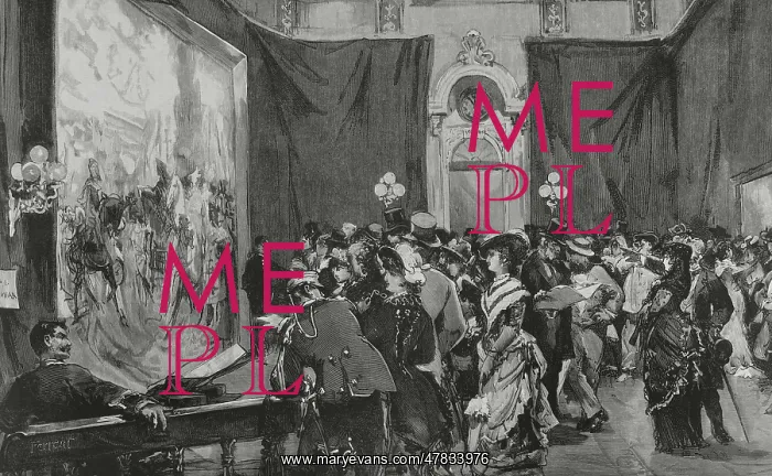  : Exhibition of the painting by painter Francisco Pradilla