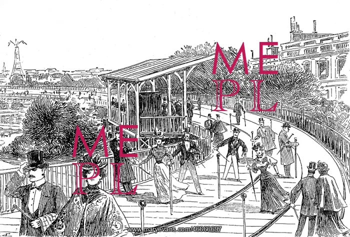 : exhibitions, world exposition, Paris, 1900, Trottoir : exhibitions, world exposition, Paris, 1900, Trottoir