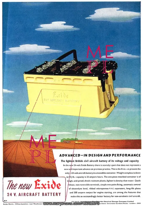 : Exide Aircraft Batteries : Exide Aircraft Batteries