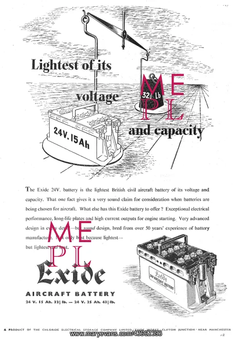 : Exide Aircraft Batteries : Exide Aircraft Batteries