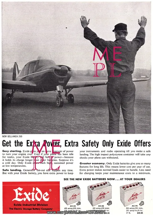 : Exide Aircraft Batteries : Exide Aircraft Batteries