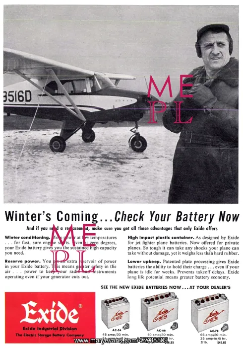 : Exide Aircraft Batteries : Exide Aircraft Batteries
