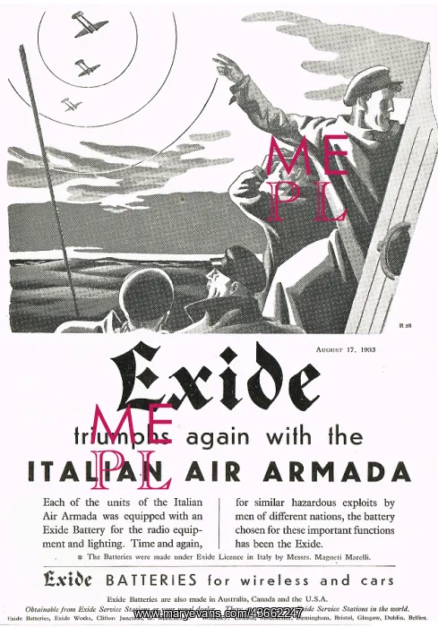 : Exide Batteries Italian Air Armada : Exide Batteries Italian Air Armada