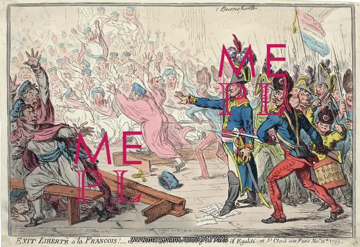 : Exit liberte a la Francois! or Buonaparte closing the farce : Exit liberte a la Francois! or Buonaparte closing the farce