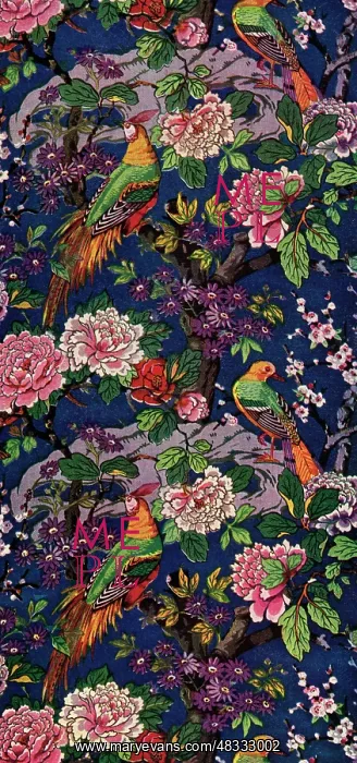 : Exotic birds amongst flowers : Exotic birds amongst flowers