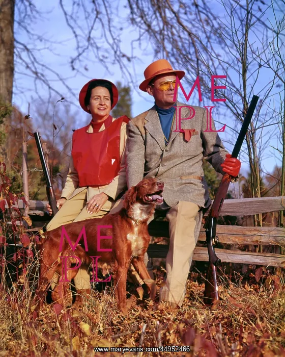 : Experienced Couple Dressed For Upland Game Bird : Experienced Couple Dressed For Upland Game Bird